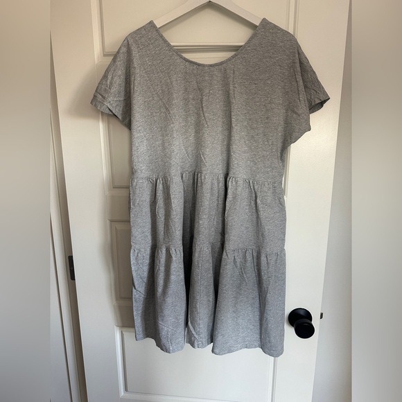 Smash + Tess Heather Grey Dress 100% Cotton - Picture 2 of 3